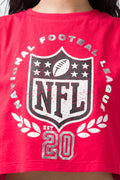 NFL Oversized Muscle T-Shirt Red (3)