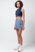 Denim Skort Blue (2)