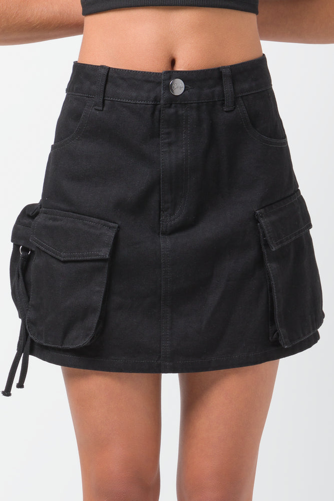 Utility Skirt Black (1)