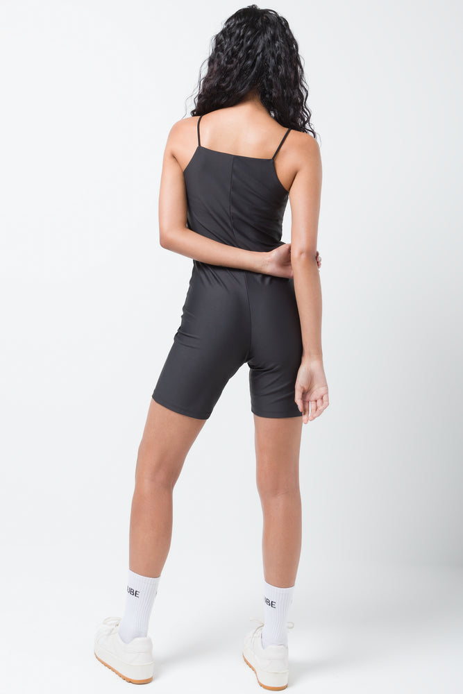 Slinky Playsuit Black (2)