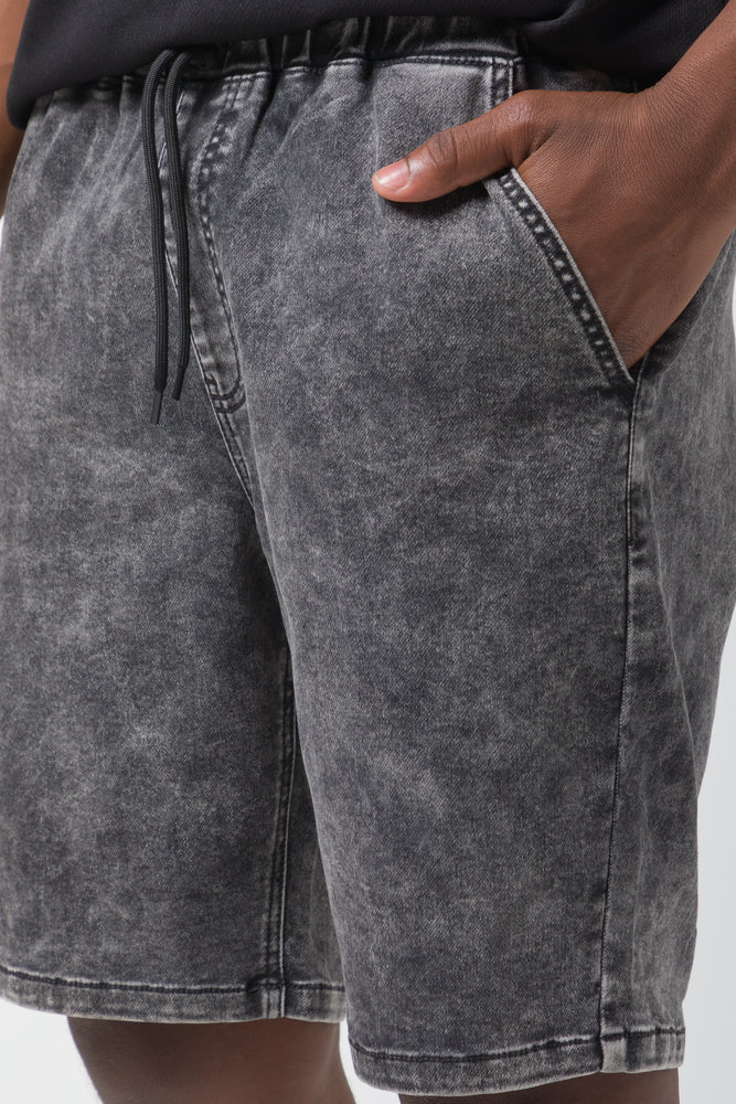 Denim Shorts Grey (4)