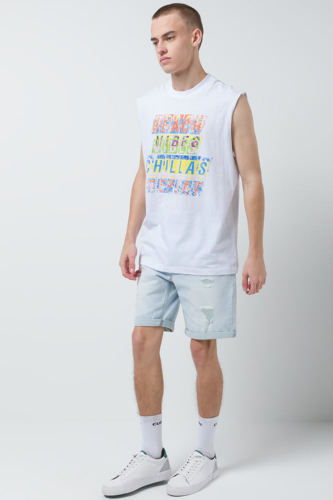 Muscle Hugger T-Shirt White (1)