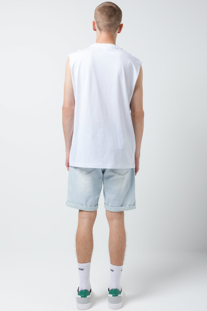 Muscle Hugger T-Shirt White (2)