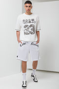 Basketball Short White