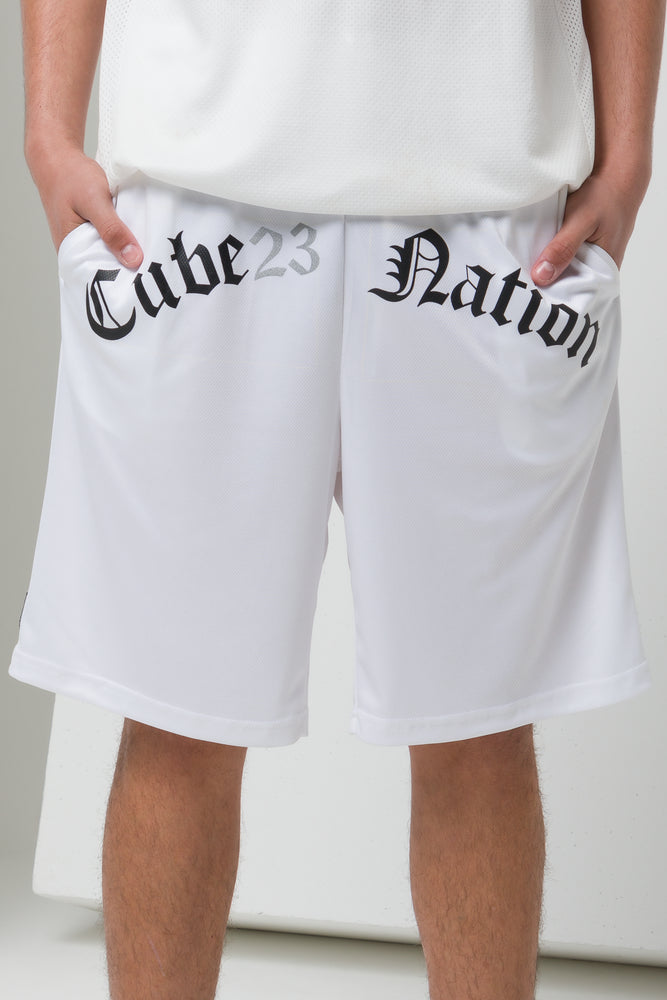 Basketball Short White