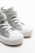 Glitter Hightop Sneaker Silver (2)