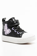 Glitter Hightop Sneaker Black (1)