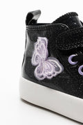 Glitter Hightop Sneaker Black (3)