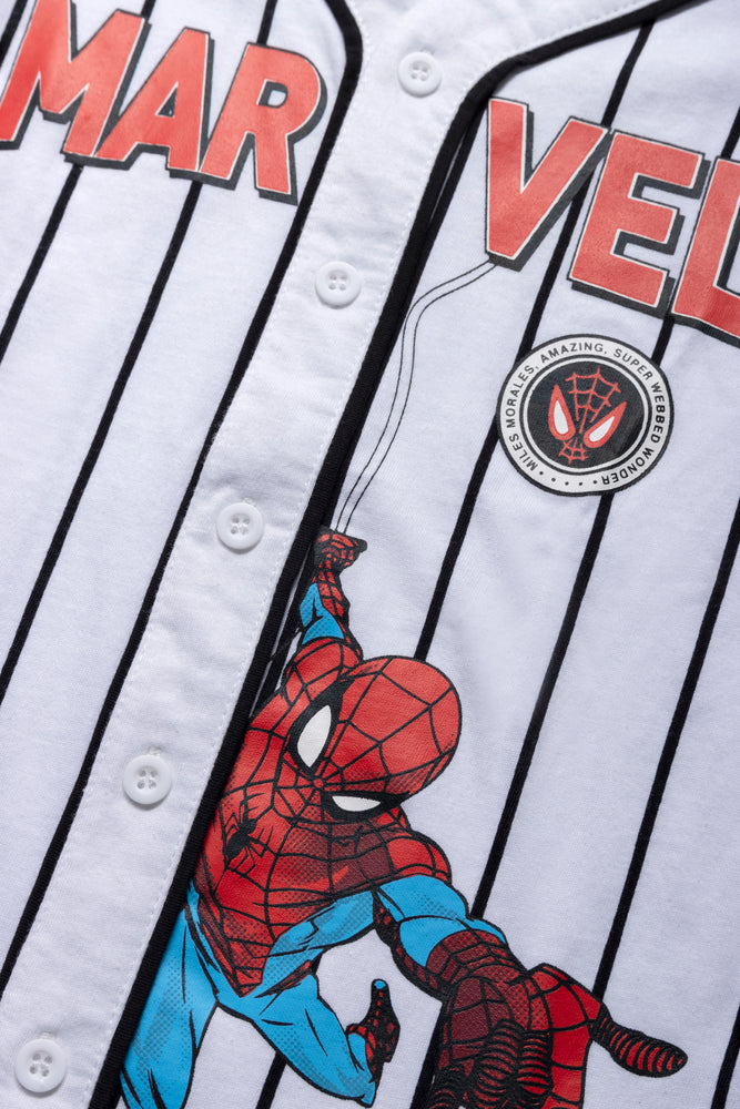 Spider-Man Baseball T-Shirt White (1)