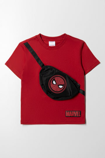 Spider-Man Short Sleeve T-Shirt Red