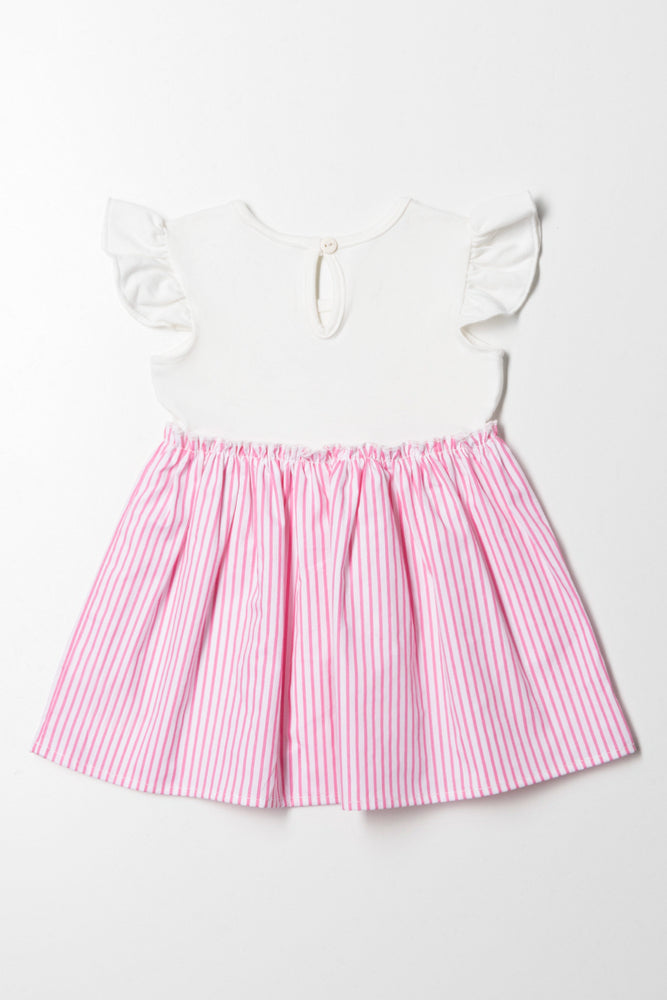 Stripe Dress White (3)