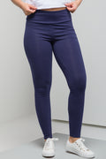 Wide Waist Leggings Navy (1)