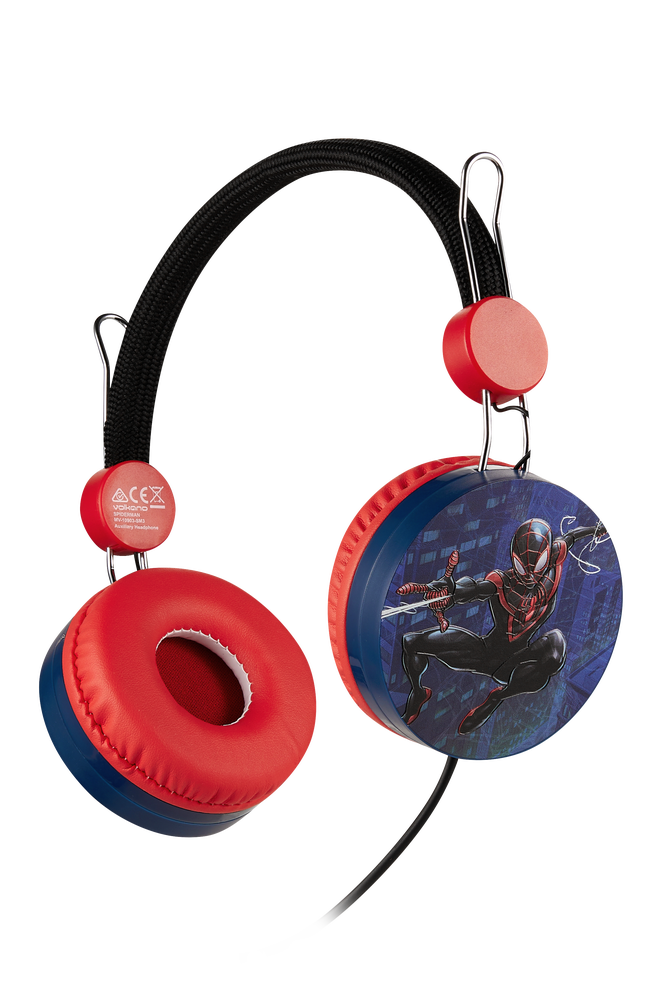 Spider-Man AUX Headphones Blue