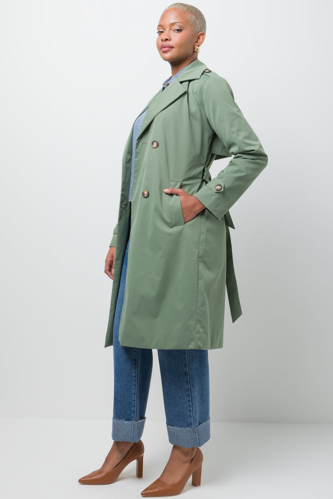 Trench Coat Green