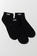 3 Pack Low Cut Socks Black