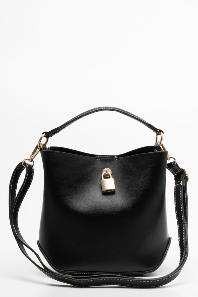 Mini Bucket Bag Black (6)