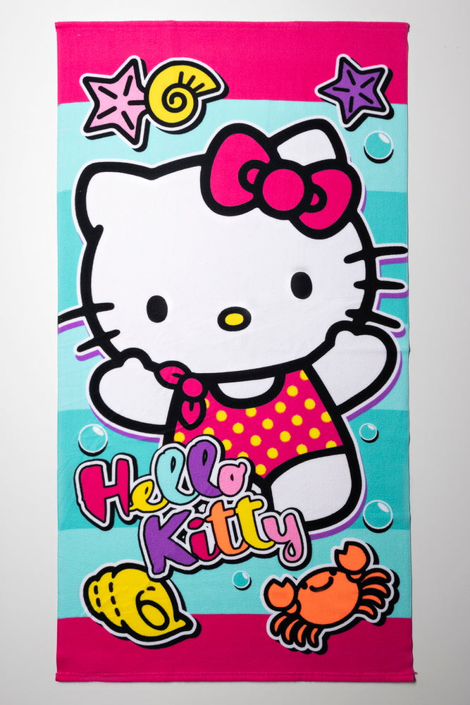 Hello Kitty Beach Towel Aqua