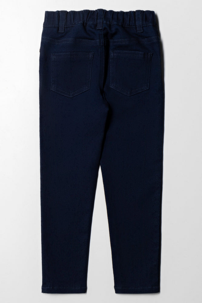 Skinny Denim Jeans Dark Blue (2)