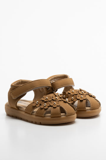 Flower Sandal Brown