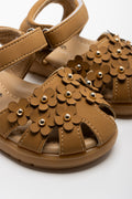 Flower Sandal Brown (2)