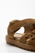 Flower Sandal Brown (3)