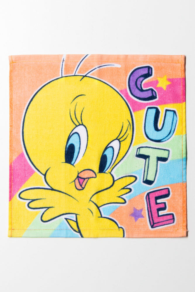 Tweety Face Cloth Yellow