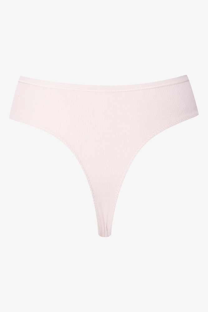 3 Pack Thongs Pink, Natural And Dark Grey (4)