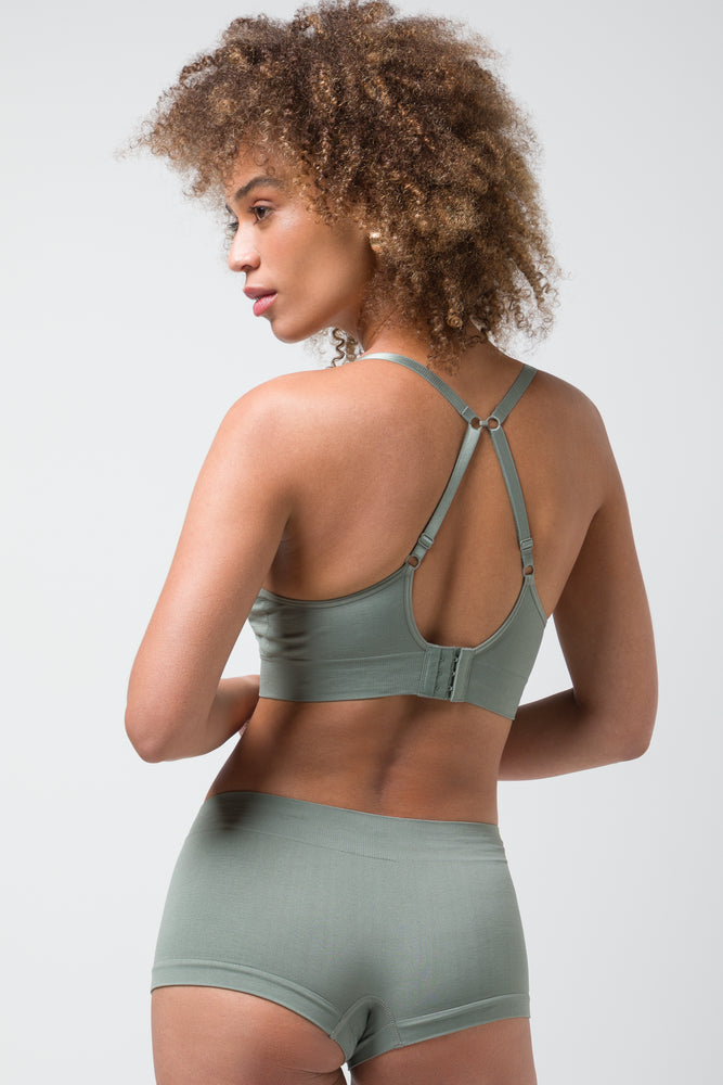 Seam-free Bralette Green (3)