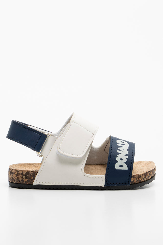 Donald Duck Double Strap Sandal Cream