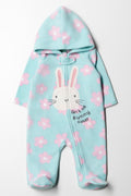 Bunny Babygrow Aqua