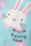 Bunny Babygrow Aqua (2)