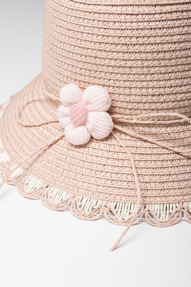 Straw Hat Light Pink (1)