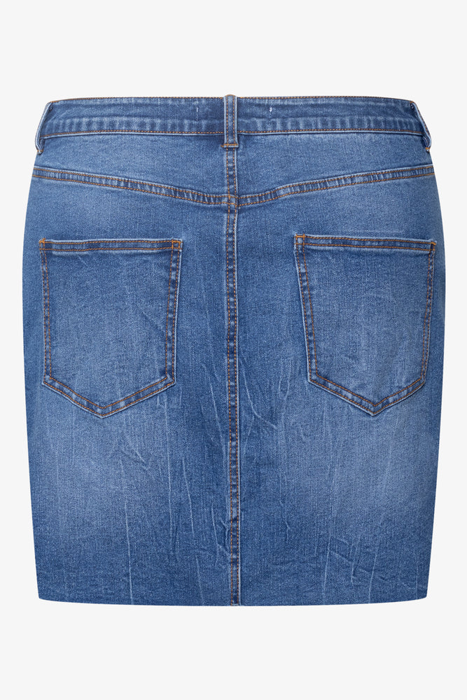 Denim Mini Skirt Blue