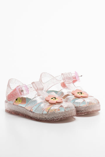 Flower Jelly Sandal Pink