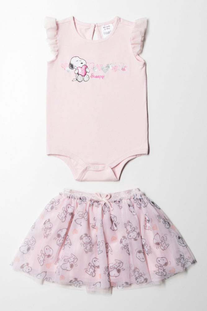 Snoopy Tutu Set Pink