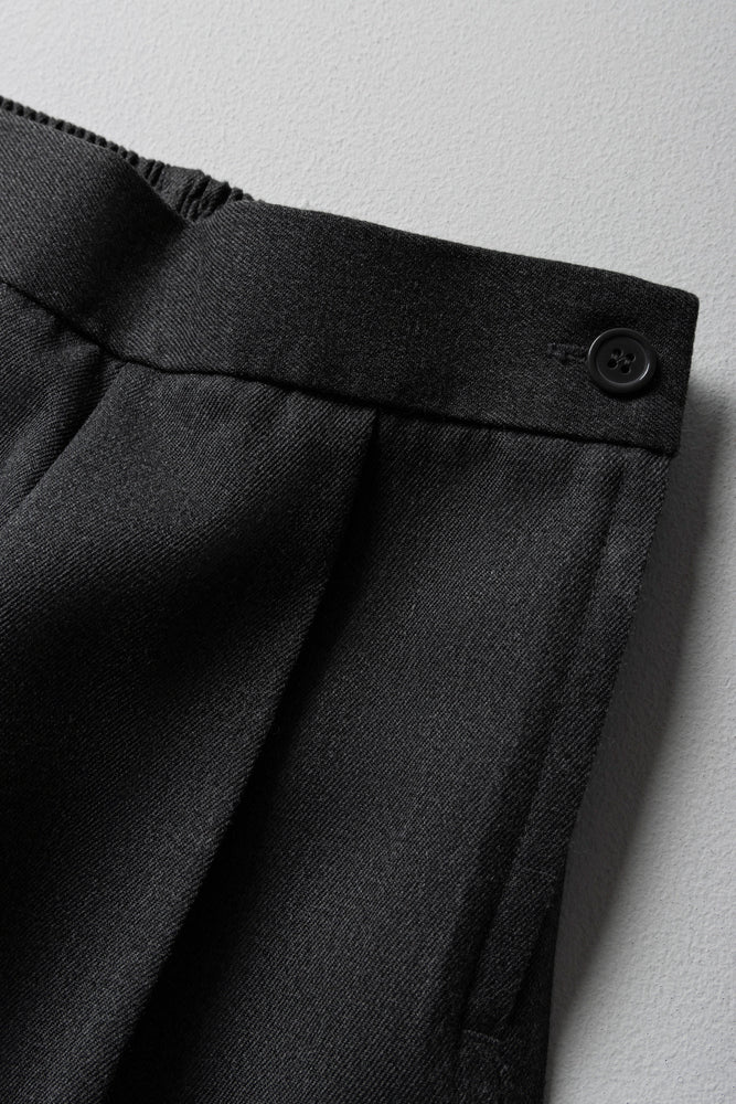 Primary School Girls Pants Regular Fit Grey (1)