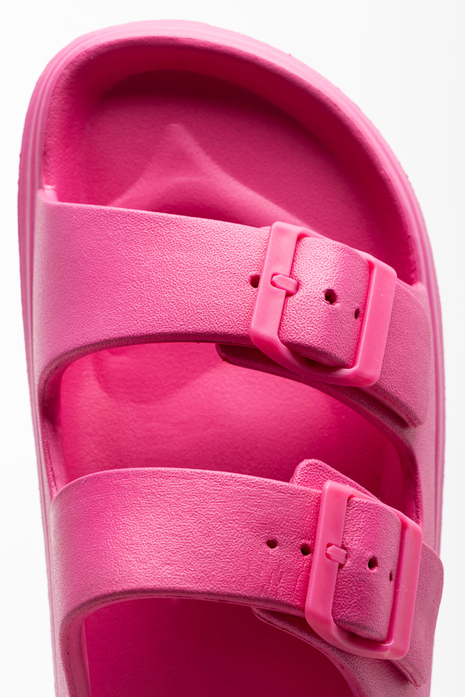 Double Strap Slide Pink (4)