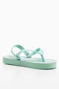 Heart Flip Flop Green (1)