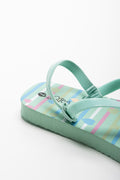 Heart Flip Flop Green (3)