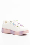 Beaded Lace Sneaker White (1)