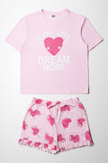 Dream More Short Set Pink