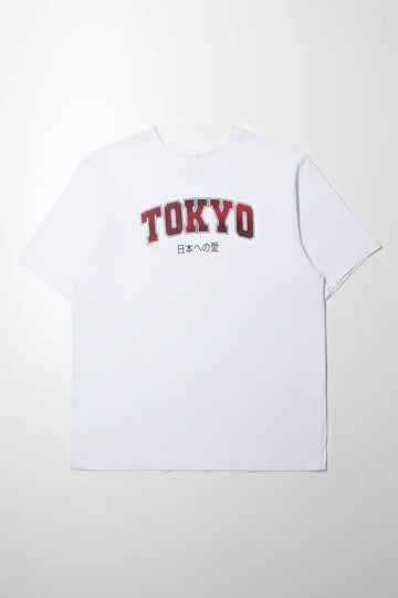 Tokyo Short Sleeve T-Shirt White
