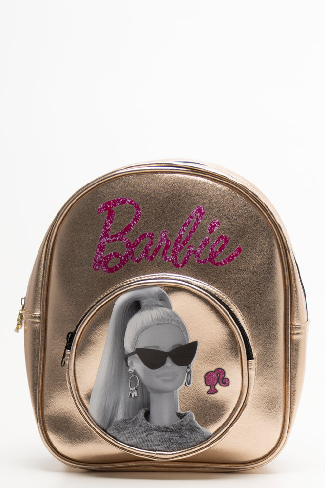 Barbie PU Backpack Gold