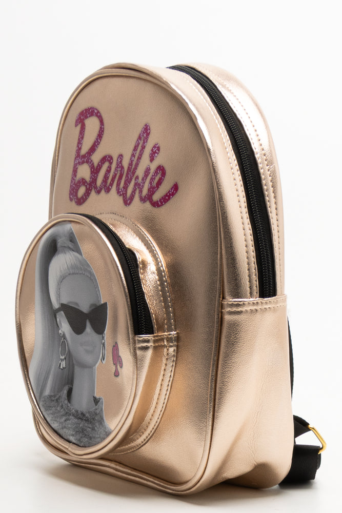 Barbie PU Backpack Gold