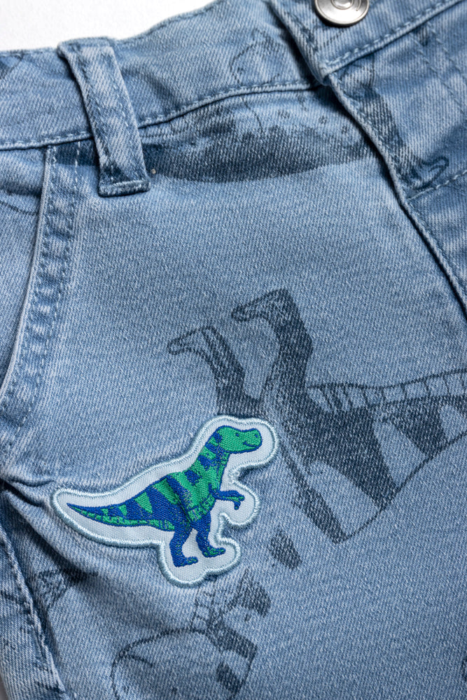 Dinosaur Denim Short Blue (1)