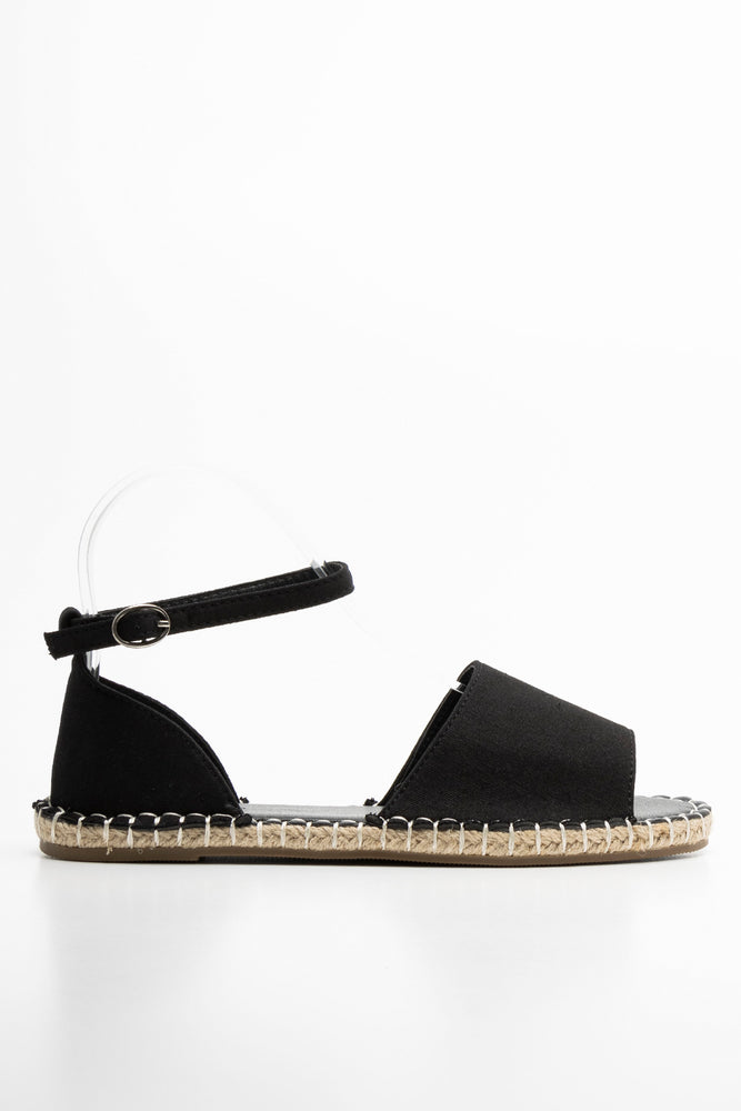 Espadrille Sandal Black (1)