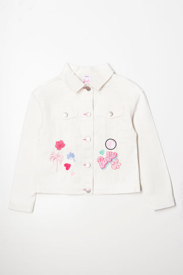 Barbie Denim Jacket Cream