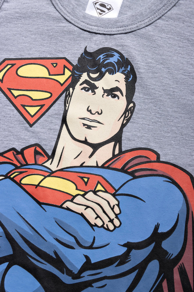 Superman Sleeveless Pyjamas Grey