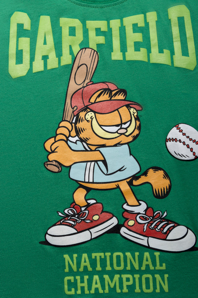 Garfield T-Shirt Green