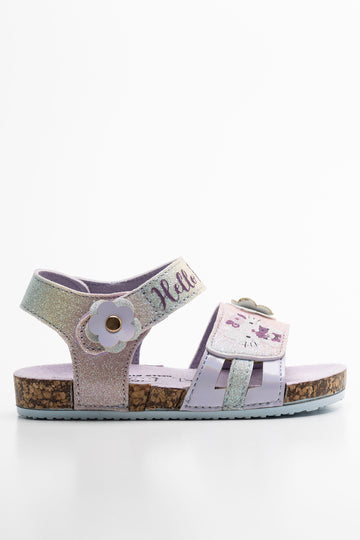Hello Kitty Double Strap Sandal Lilac